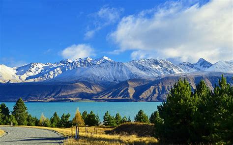 3840x2160px | free download | HD wallpaper: Lake Tekapo Lake Pukaki ...