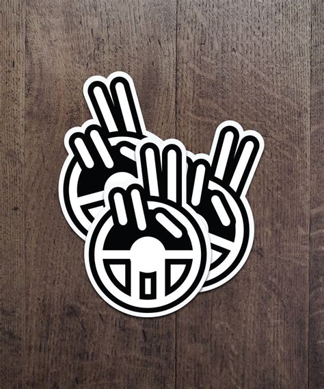 Mud and Mountain — 'Jeep Wave' Decal [large]