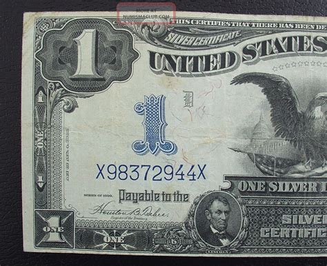 1899 Silver Certificate " Black Eagle " Large Note