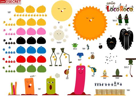 LocoRoco. Personnage extrêmement simple à dessiner sous Flash et du coup super… | Game concept ...