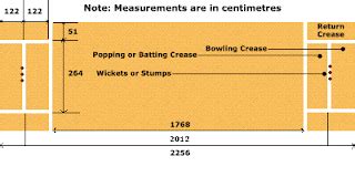 Cricket Field and Cricket Pitch Dimensions