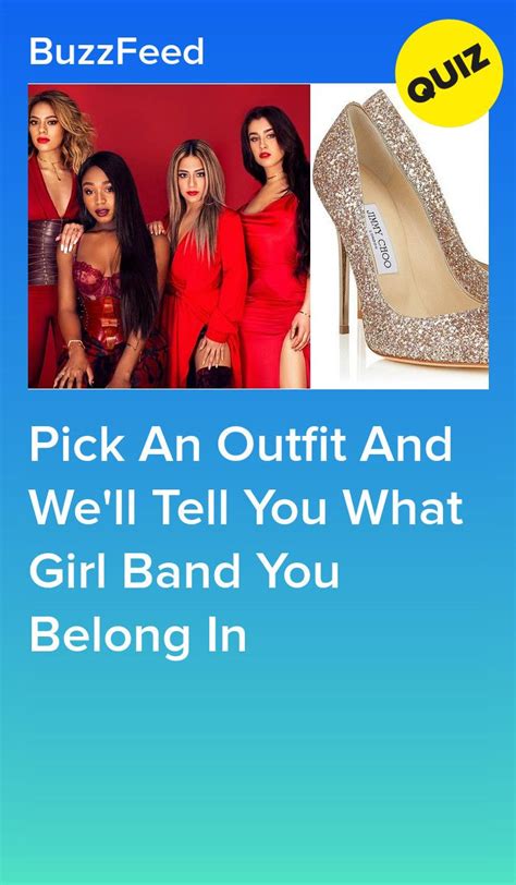 Pick An Outfit And We'll Tell You What Girl Band You Belong In | Outfits quiz, Quizes buzzfeed ...