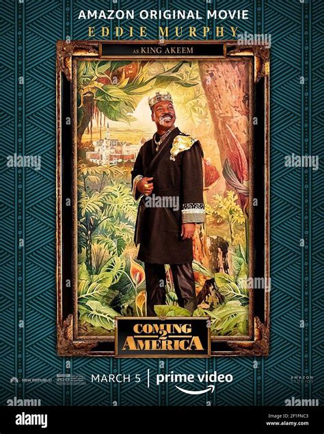 COMING 2 AMERICA, (aka COMING TO AMERICA 2), US character poster, Eddie Murphy, 2021. © Amazon ...