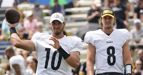 Steelers Rumors: Kenny Pickett Expected to Sit Behind Mitch Trubisky ...