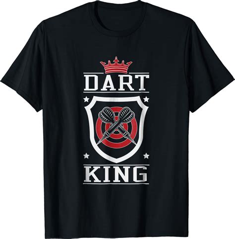 Amazon.com: Cool Darts T-Shirt. Dart King Shirt for darts fans: Clothing