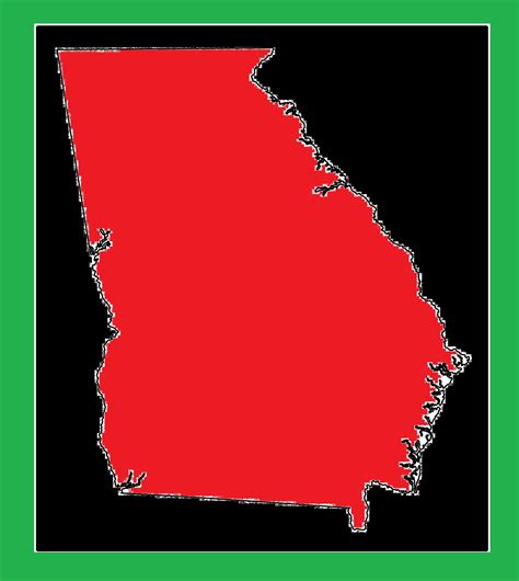 North Carolina Blank Outline Map | Large Printable Standard Map | WhatsAnswer