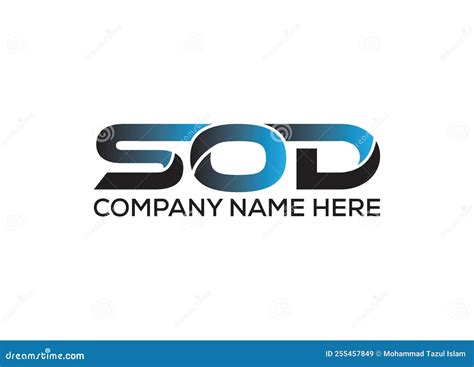 Letter SOD Logo Or Icon Design Cartoon Vector | CartoonDealer.com ...