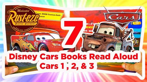 7 Cars Read Along Story books l Cars 1-3 - Cars Books l Read Aloud Story Books for Kids - YouTube