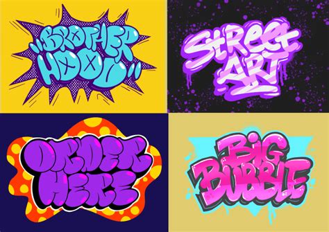 Make graffiti logo, bubble lettering or throw up for your brand by Pickcowork | Fiverr