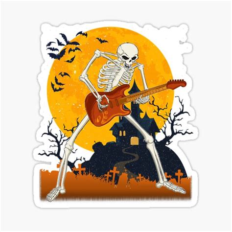 Skeleton Playing Electric Guitar Gifts & Merchandise | Redbubble