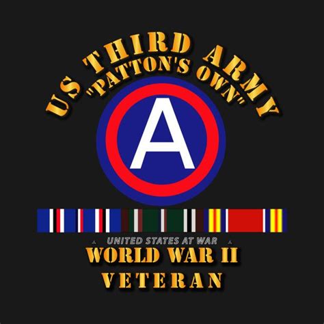 Army - 3rd US Army - WWII w Svc by twix123844 | Military logo, Army, Wwii