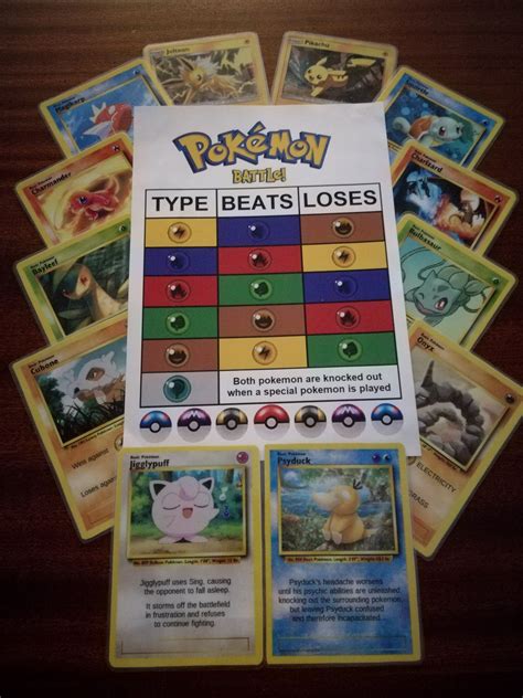 Pokemon Party Games, Pokemon Card Game, Pokemon Cards, Psyduck, Jigglypuff, Bulbasaur, Card Game ...