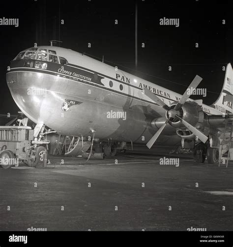 Collectibles BOEING 377 STRATOCRUISER AIRLINER PILOTS IN COCKPIT AIRPLANE 8X10 PHOTO AVIATION ...