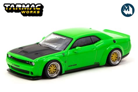 LB-WORKS Dodge Challenger SRT Hellcat (Green Metallic) – Modelmatic