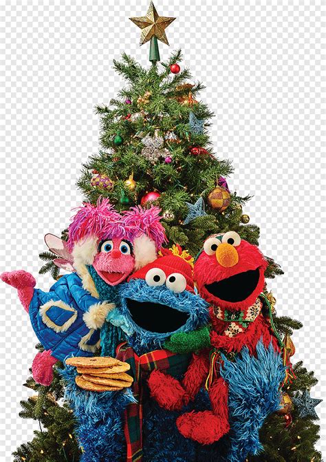 Christmas tree Christmas ornament Elmo PBS, christmas tree, holidays, decor png | PNGEgg