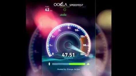 Orange Jordan 4G Speed Test Airbox Myfi - YouTube