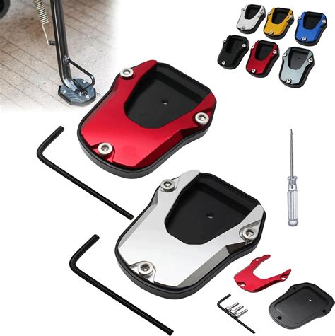 Amazon.com: Motorcycle Kickstand Pad,Motorcycle Kickstand Shoe ...