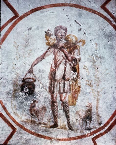 Christ As The Good Shepherd Catacomb