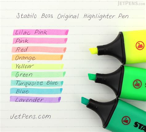 Stabilo Boss Original Highlighter - Yellow - JetPens.com