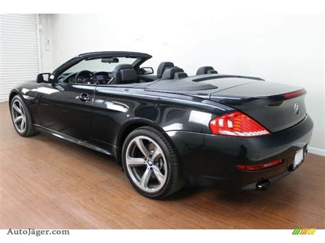 Sleek Black Sapphire Metallic 2010 6 Series 650i Convertible