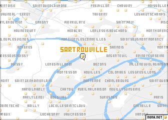 Sartrouville (France) map - nona.net