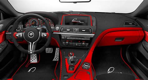 LUMMA Design CLR 6 M based on BMW M6 Coupe (F13, 2013) Red - Interior ...