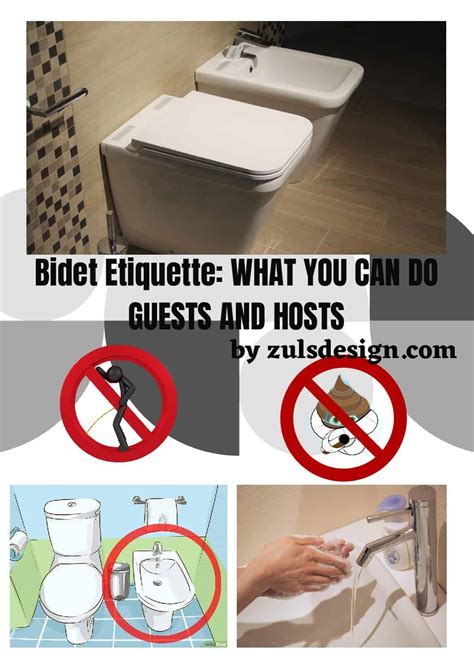 Bidet Etiquette: WHAT YOU CAN DO GUESTS AND HOSTS