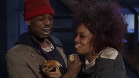 A classic Chappelle Show bit with Joe...Tyrone Biggums's "Fear Factor" (Joe still has hair ...