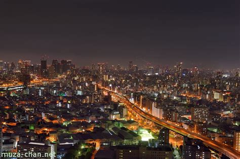 Night view from Osaka Bay Tower