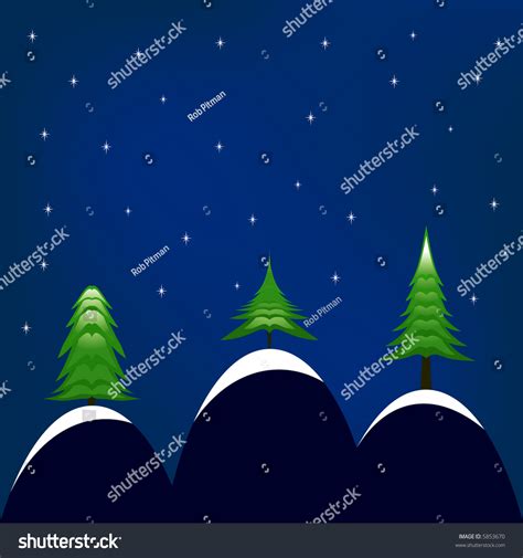 Three Trees Illustration Stock Illustration 5853670 | Shutterstock