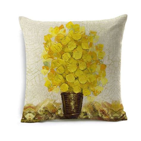 Yellow Floral Pillowcase | Floral pillowcase, Decorative pillow cases, Yellow floral