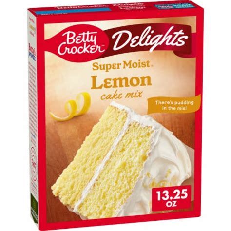 Betty Crocker™ Delights Super Moist™ Lemon Cake Mix, 13.25 oz - Fry’s ...