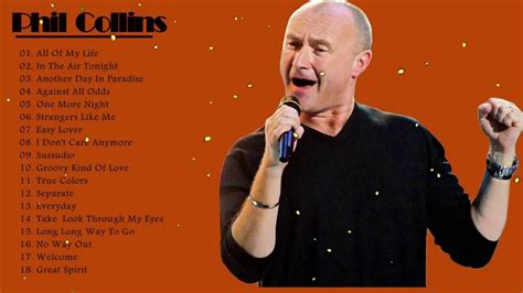 Phil Collins Greatest Hits Playlist - YouTube