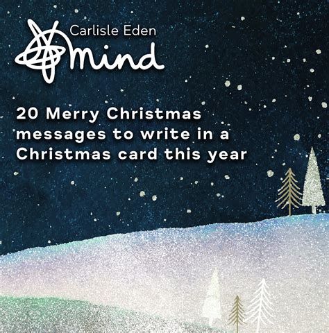 20 Merry Christmas Messages to Write in a Card This Year - Carlisle ...