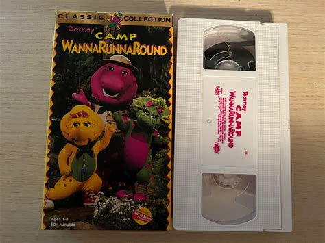 Barney’s Camp WannaRunnaRound Classic Collection VHS Video Tape Sing ...