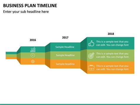 Business Plan Timeline PowerPoint Template | SketchBubble