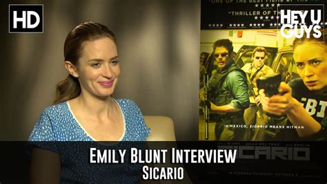 Exclusive: Emily Blunt Interview - Sicario - YouTube