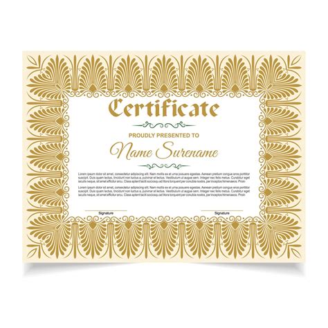 Certificate or diploma design 20820911 Vector Art at Vecteezy