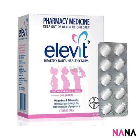 Elevit Pregnancy Multivitamin 100 Tablets | Shopee Singapore