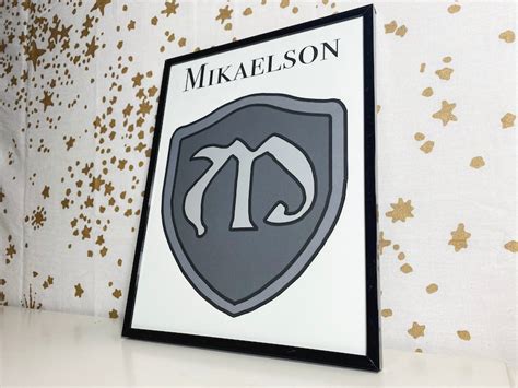 The Originals Mikaelson Family Crest Poster Print | Etsy