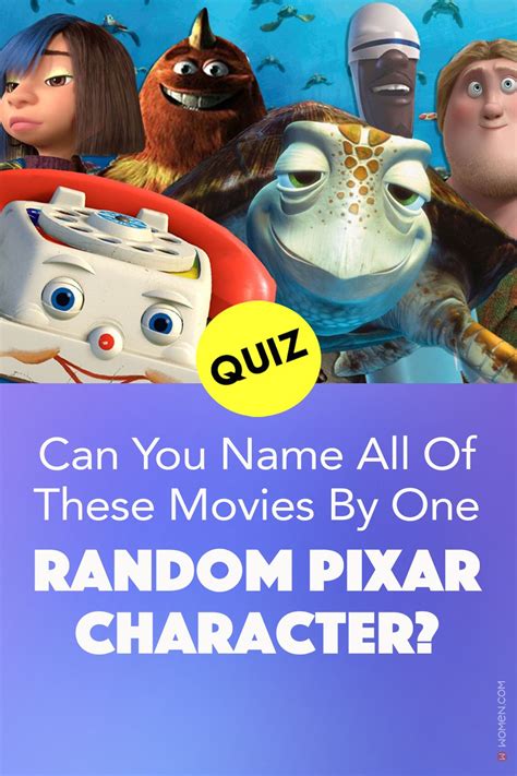 Pixar Quiz: Can You Name All Of These Pixar Movies By One Random ...