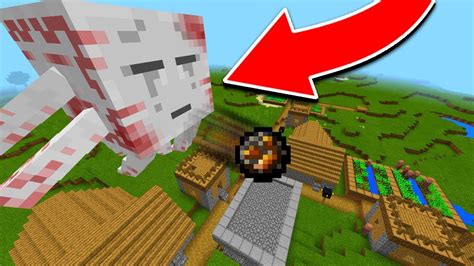 GIANT GHAST APPEARS IN MY MINECRAFT WORLD!! (Minecraft Addons) - YouTube