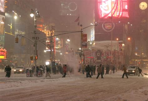 Snow in Times Square | Wired New York