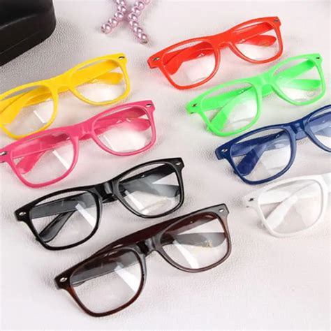 Mayitr 1pc Fashion Nerd Clear Glasses Clear Lens Geek Glasses Plain ...