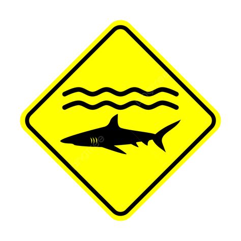 Danger Shark Sign, Shark Sign, Danger Shark Sign Icon, Danger Shark ...