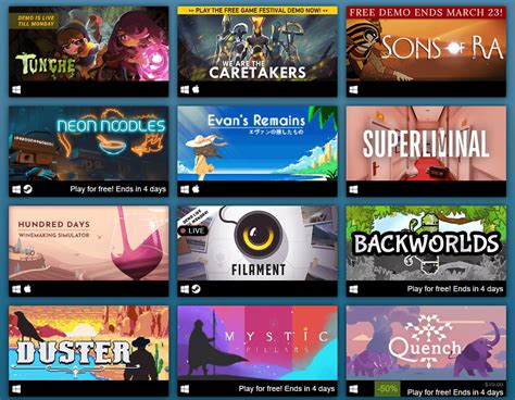 Steam's latest 'Game Festival' event offers up 59 free indie game demos ...