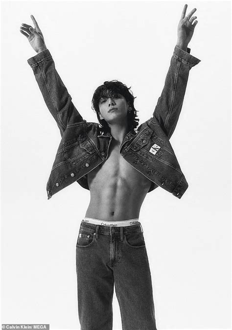 BTS star Jungkook bares sculpted abs as he poses for new Calvin Klein ...