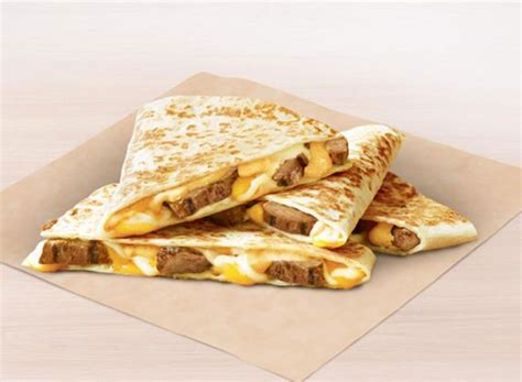 Taco Bell Steak Quesadilla Review - Fast Food Menu Prices