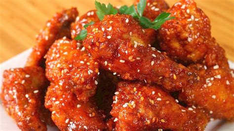 Korean Fried Chicken (KFC) | Yangnyeom Tongdak (양념통닭) | Korean Spicy Sweet Fried Chicken Recipe ...