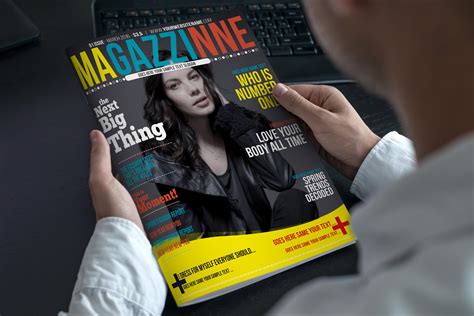 Magazine Cover Design Template